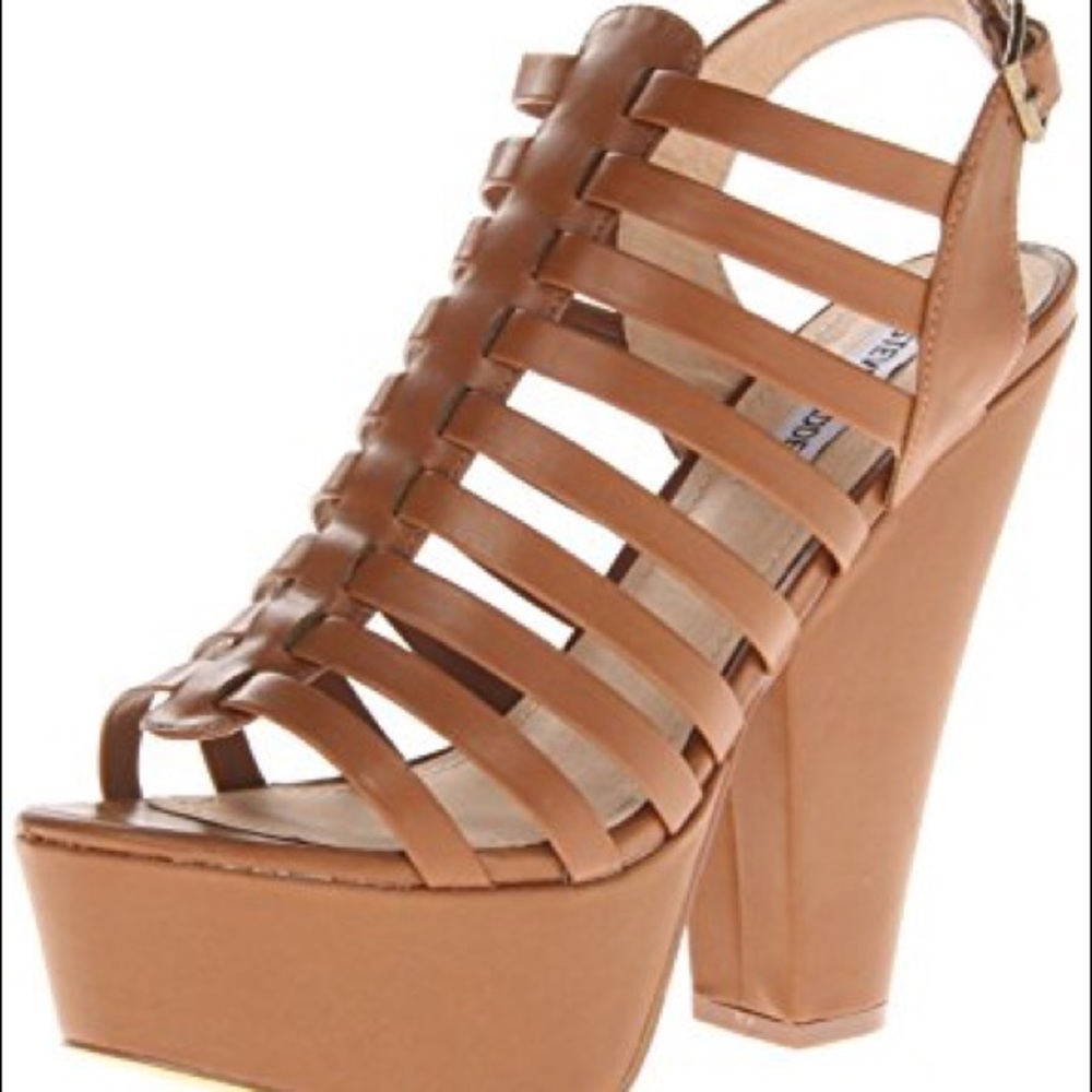 Steve Madden Brown Strappy Heel Sandals